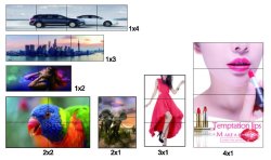 画像7: ビデオウォールコントローラHDMI 4K入力可　4出力  2x2他 音声分離