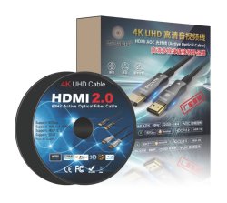 画像2: 光ファイバーHDMIケーブル 4K,ARC対応　HDMI2.0 HDCP2.2 コネクタ取外し可
