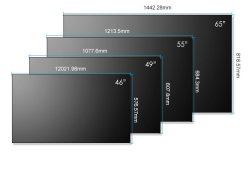 画像10: ビデオウォール用65"液晶モニター ベゼル極小3.5mm BOE製DIDパネル4K入力可　