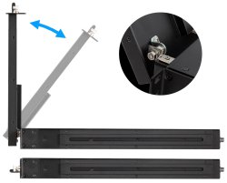 画像2: 17.3"IPS ハイビジョンラックマウントモニター　HDMI,SDI,DVI入力