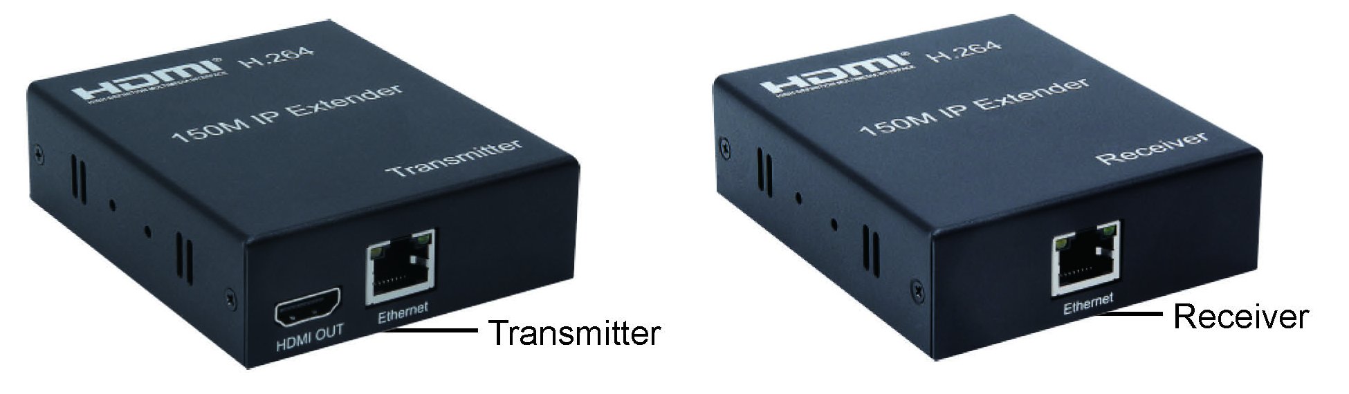 HDMI 延長　最大150m　TCP/IP式 　ハブで分配可能