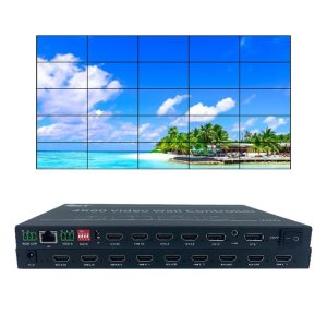 画像: ビデオウォールコントローラ4入力4K HDMI,DP入力 超小型　12x12の大画面適合