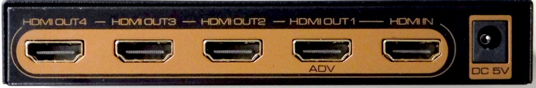 画像3: HDMI  4分配器　多様なビデオ、オーディオ対応　スケーラ機能付